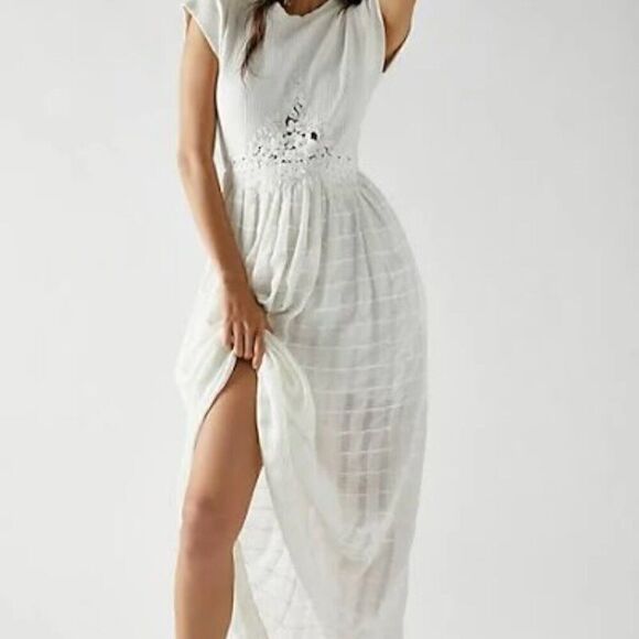 Free People Serenity Maxi Dress Size L NWOT - Picture 4 of 11